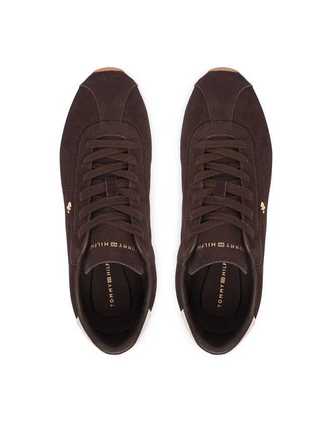 Tommy Hilfiger Sneakers Tommy Hilfiger Bella Low Runner FW0FW09189 Braun