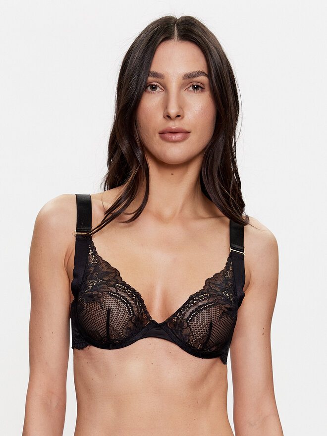 Hunkemöller Hunkemöller Σουτιέν με μπανέλα Hana 201097 Μαύρο