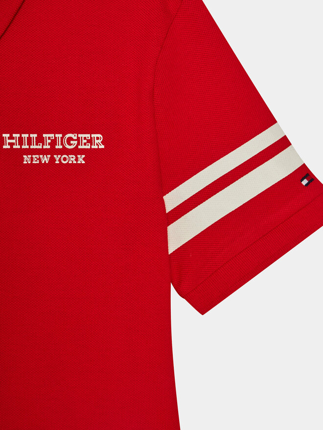 Tommy Hilfiger Tommy Hilfiger Poloshirt Monotype KB0KB08882 D Rot Regular Fit