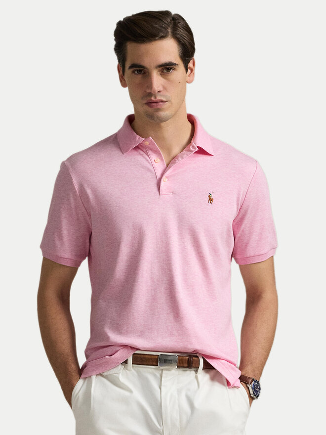Polo Ralph Lauren Polo Ralph Lauren Поло 710704319167 Рожевий Slim Fit