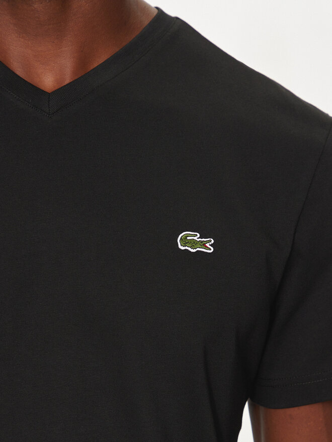 Lacoste Lacoste Marškinėliai TH5077 Juoda Regular Fit