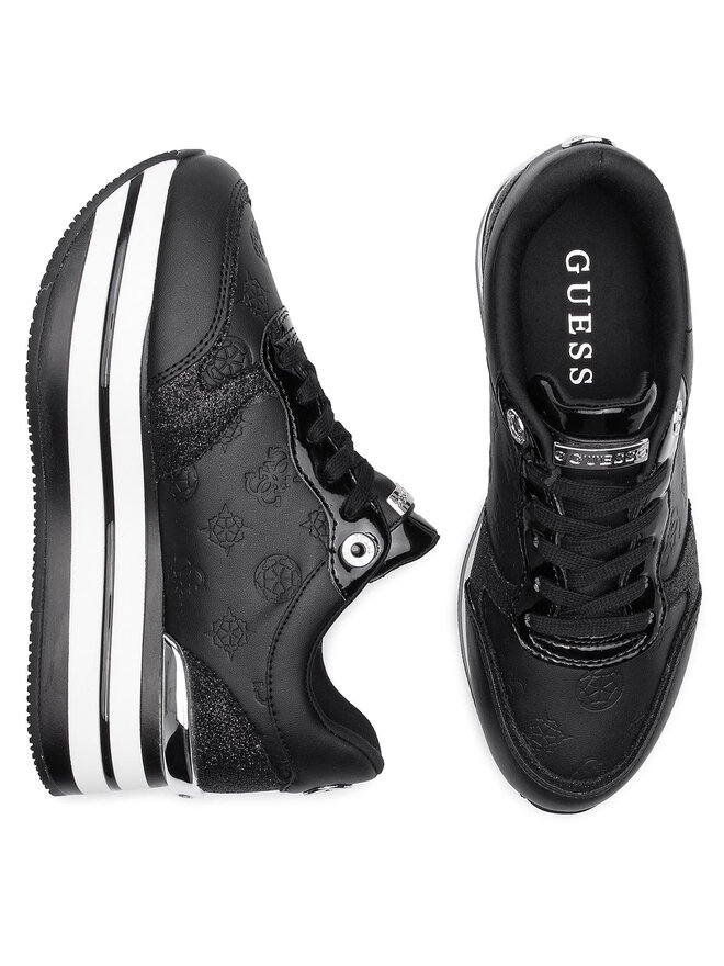 Guess Sneakers Guess Hinders3 FL7HN3 ELE12 Schwarz