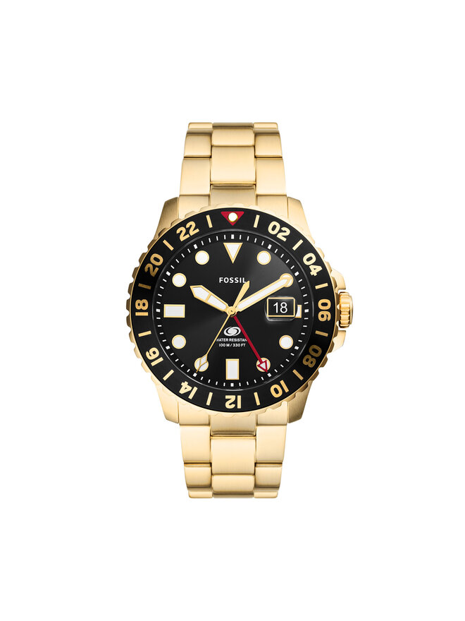 Fossil Laikrodis Fossil Blue FS5990 Auksinė