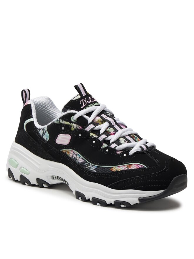 Skechers Αθλητικά Skechers D'Lites-Blooming Fields 149794/BKMT Μαύρο