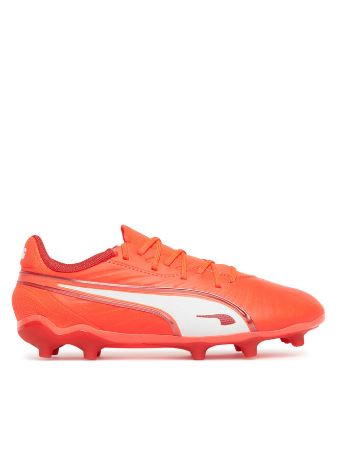Puma Buty do piłki nożnej Puma King Match Fg/Ag Jr 108320 01 Pomarańczowy
