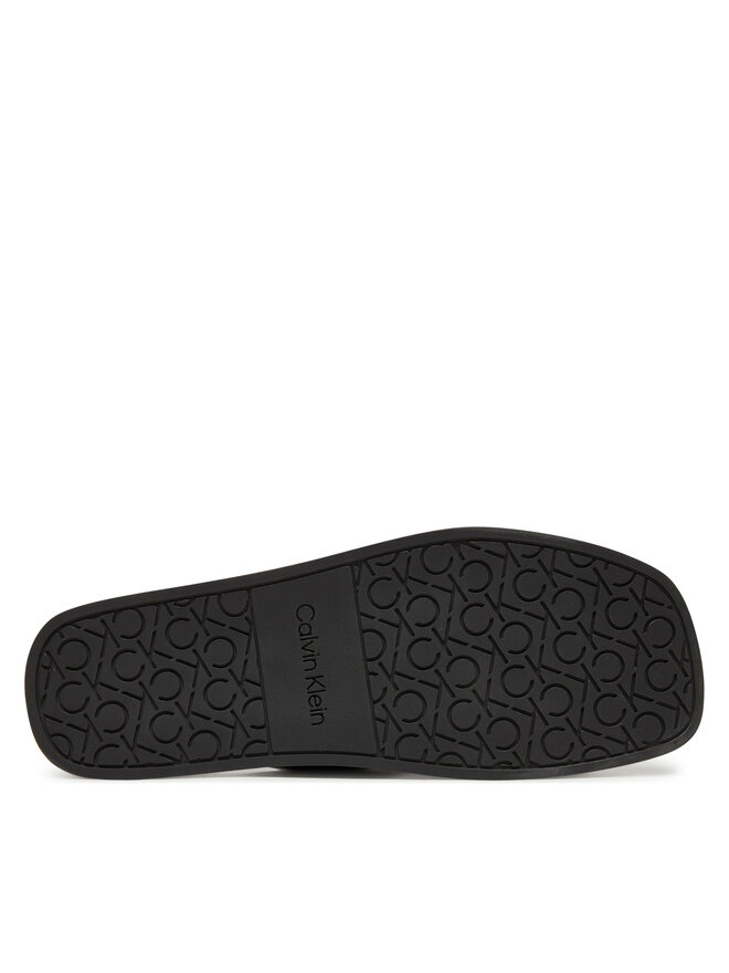 Calvin Klein Pantoletten Calvin Klein Criss Cross Sandal HM0HM01737 Schwarz