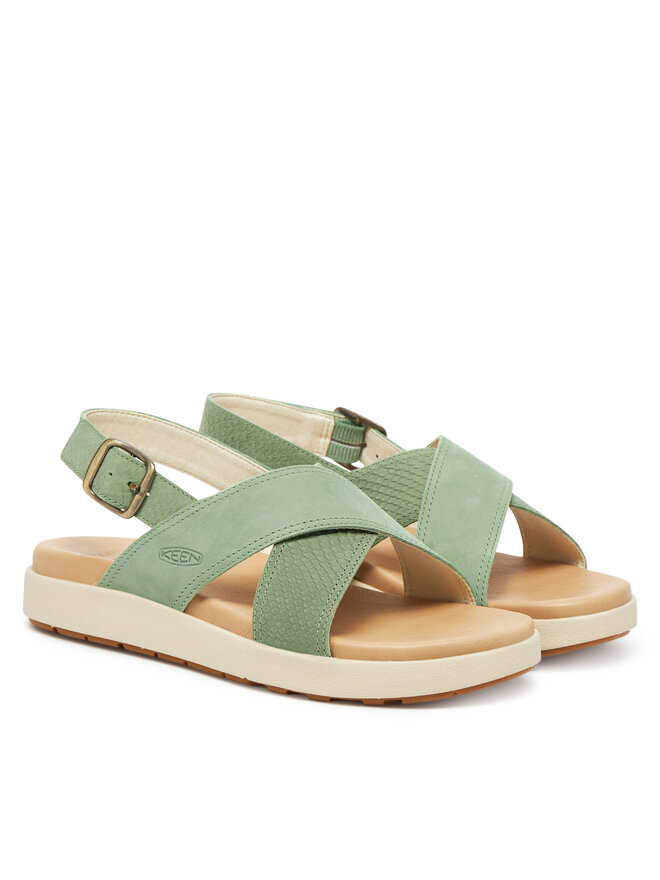 Keen Sandały Keen Elle Luxe Cross Strap 1030525 Zielony
