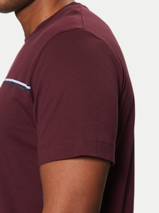 Tom Tailor Tom Tailor Marškinėliai 1037803 Vyšninė Regular Fit