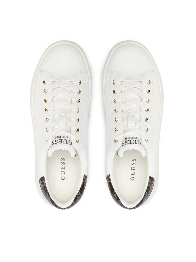 Guess Сникърси Guess FLJELB FAL12 Бял
