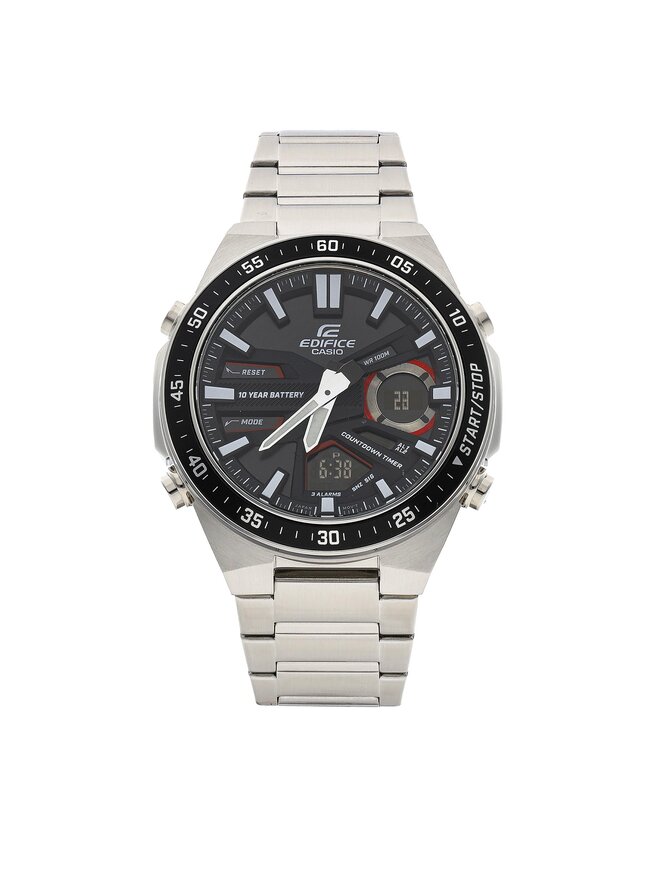 Casio Zegarek Casio EFV-C110D-1A4VEF Srebrny