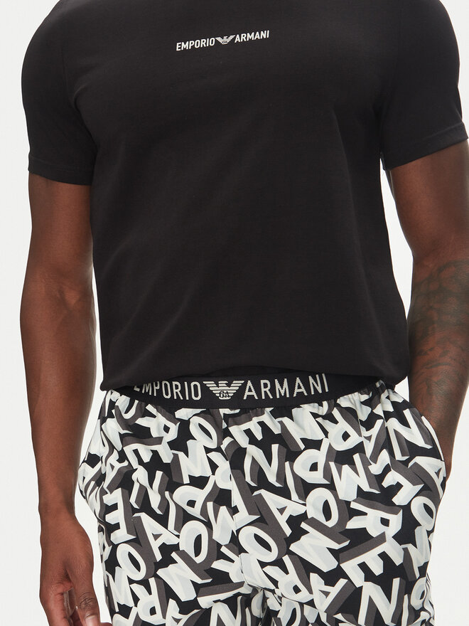 Emporio Armani Underwear Emporio Armani Underwear Πιτζάμα EM000400 AF10794 FC143 Μαύρο Regular Fit