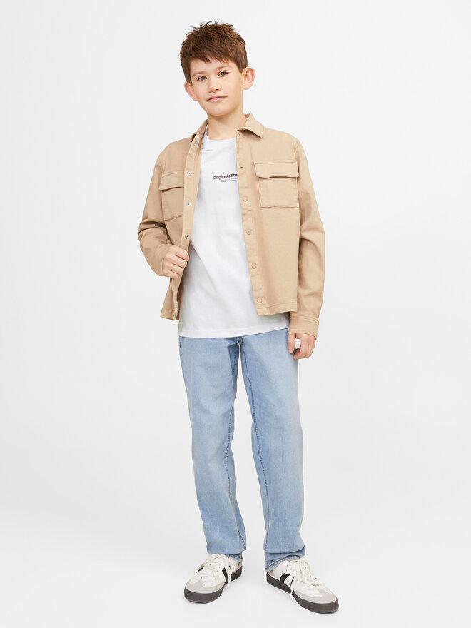 Jack&Jones Junior Jack&Jones Junior Футболка Vesterbro 12242827 Білий Loose Fit