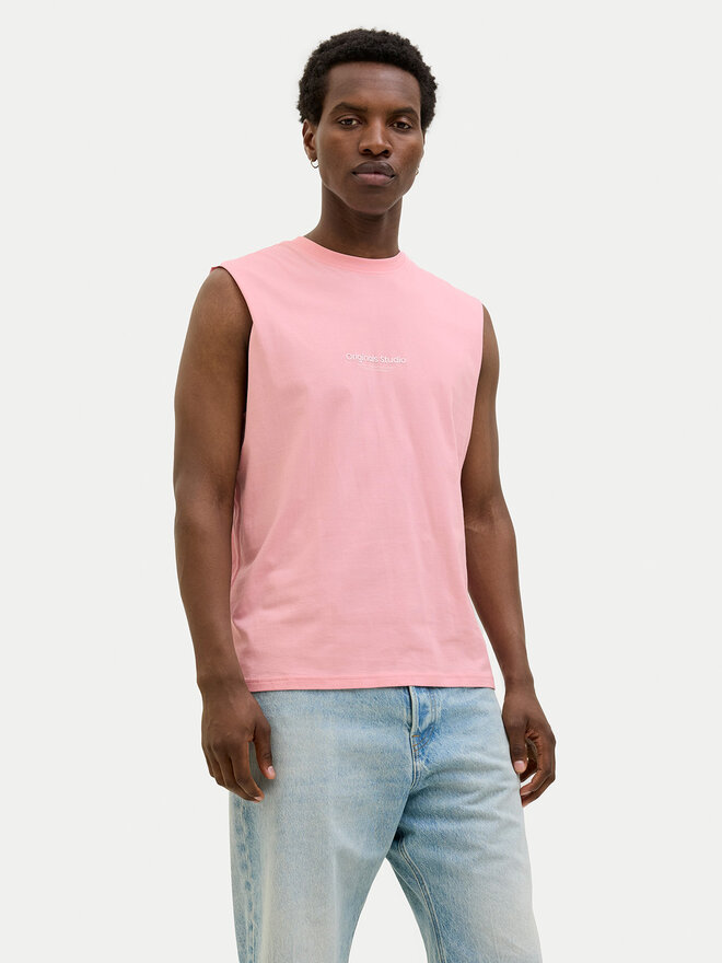 Jack&Jones Jack&Jones Tank top marškinėliai Vesterbro 12250430 Rožinė Oversize