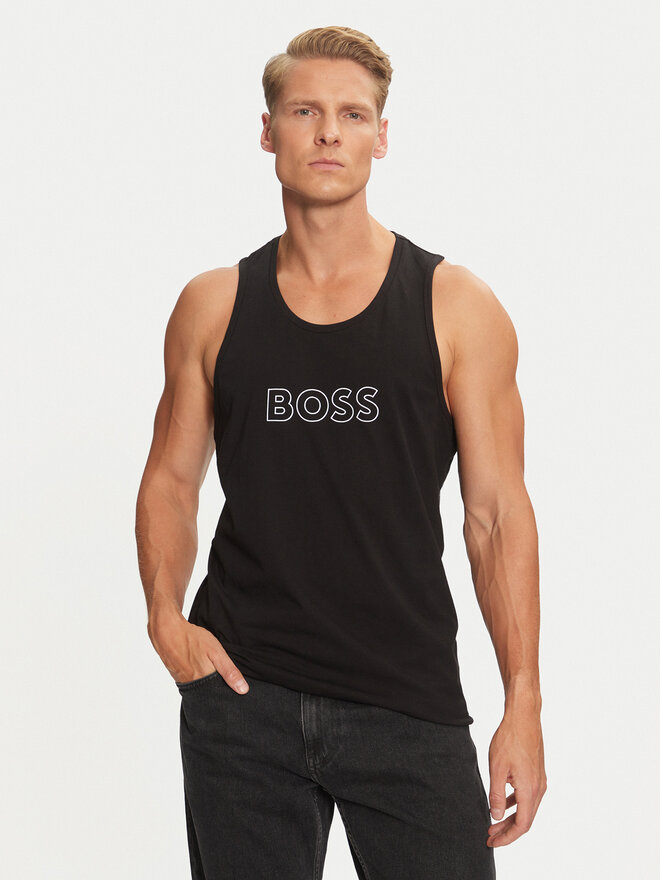 BOSS Boss Майка 50491711 Чорний Regular Fit