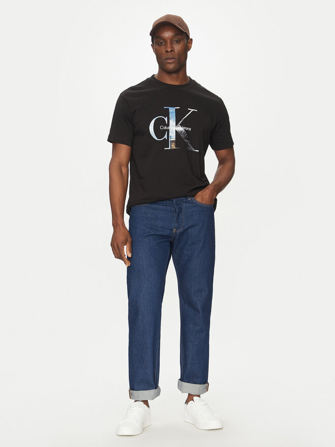 Calvin Klein Jeans Calvin Klein Jeans T-Shirt Photo Monogram J30J327483 Μαύρο Regular Fit