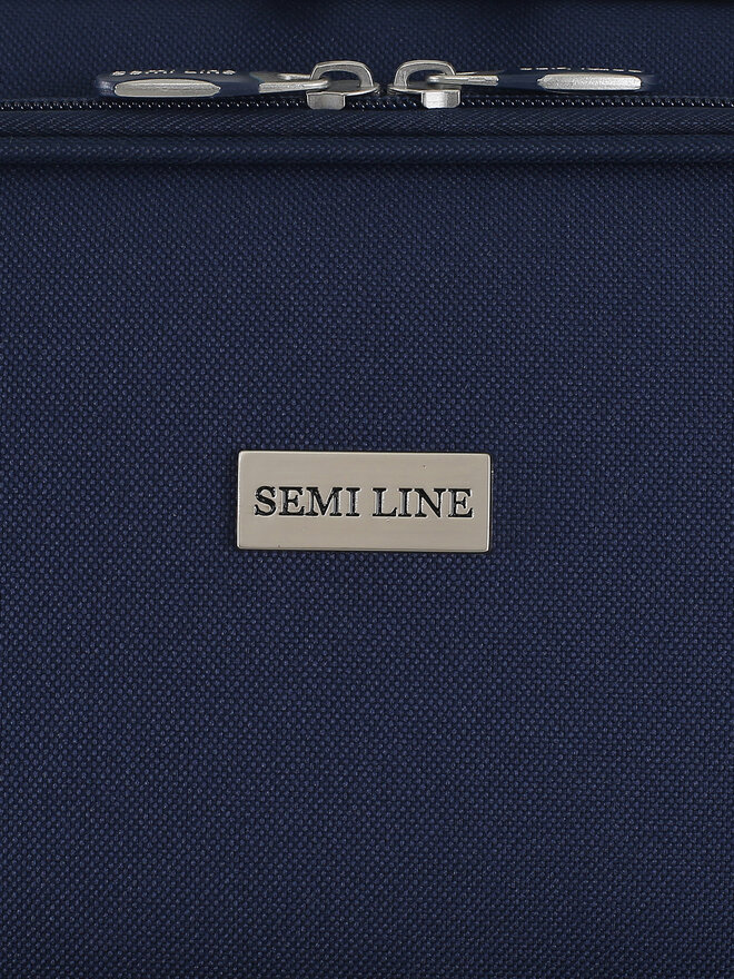 Semi Line Velký kufr Semi Line T5681-3 Tmavomodrá