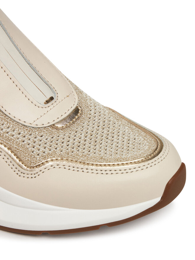 MICHAEL Michael Kors Снікерcи MICHAEL Michael Kors Zuma Mixed-Media Trainer 43F5ZUFP2L Золотий