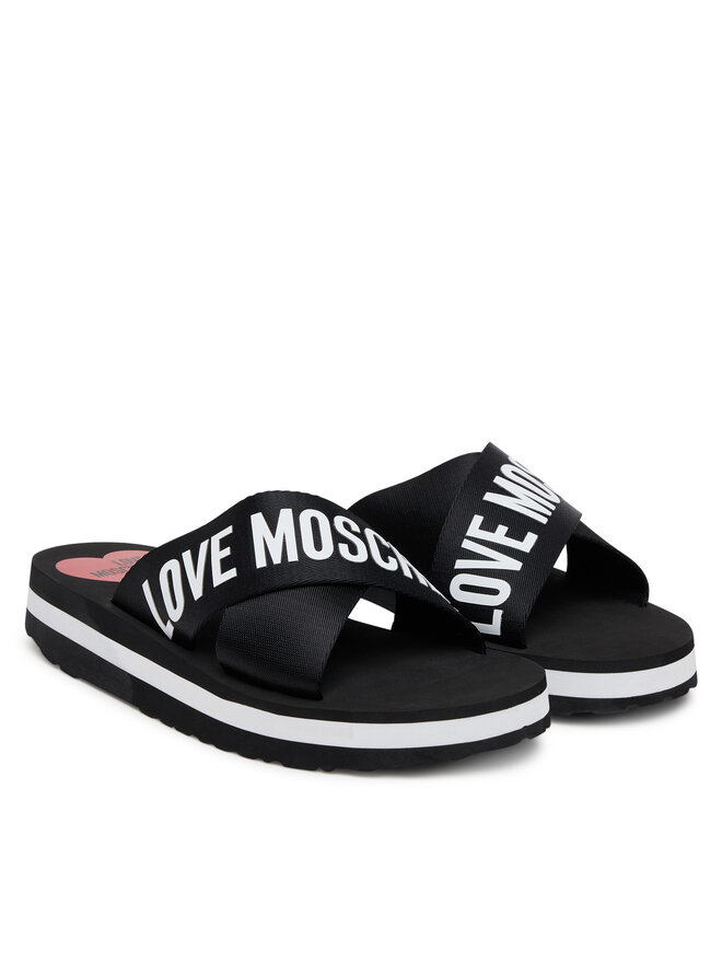 LOVE MOSCHINO Pantoletten LOVE MOSCHINO JA28324G0MIX3000 Schwarz