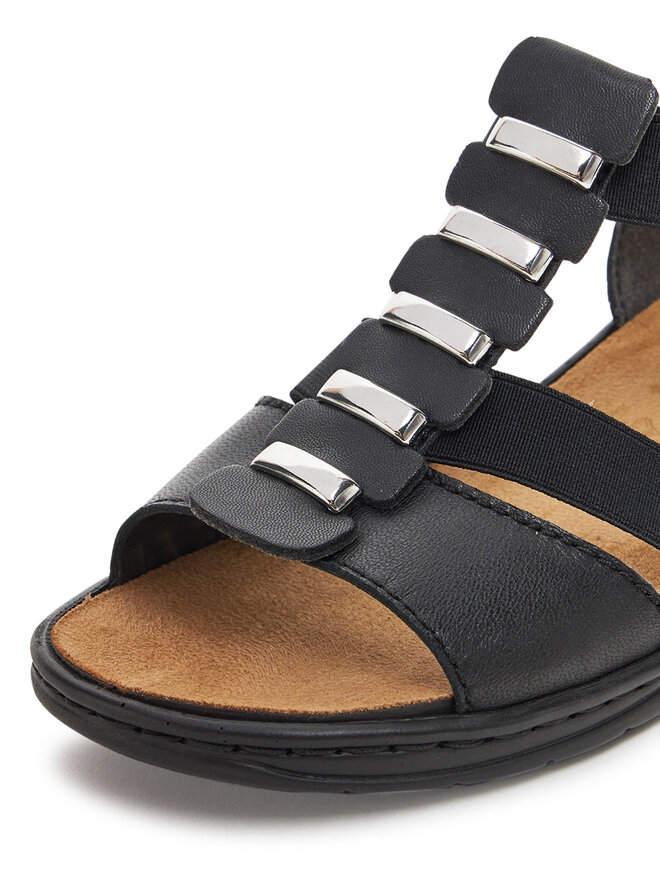 Rieker Basutės Rieker 64580-00 Juoda