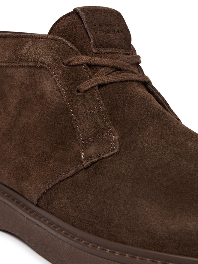 Tommy Hilfiger Schnürschuhe Tommy Hilfiger Comfort Suede Chukka FM0FM06074 Braun