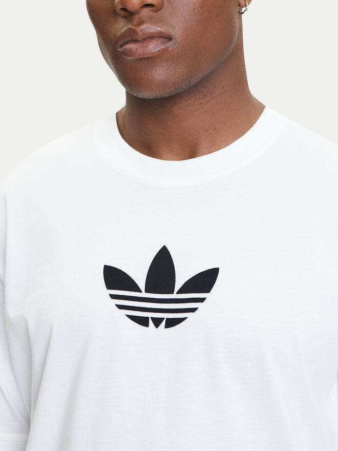 adidas adidas Marškinėliai adicolor 2000s Cali JX1515 Balta Loose Fit