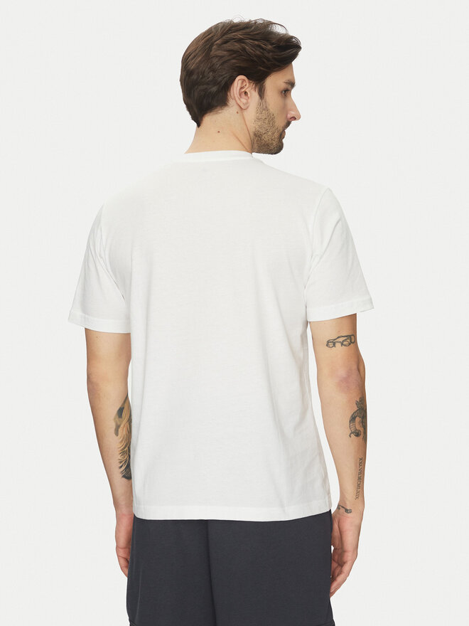 adidas adidas T-Shirt Lounge Slides Graphic Pocket JC5282 Weiß Regular Fit