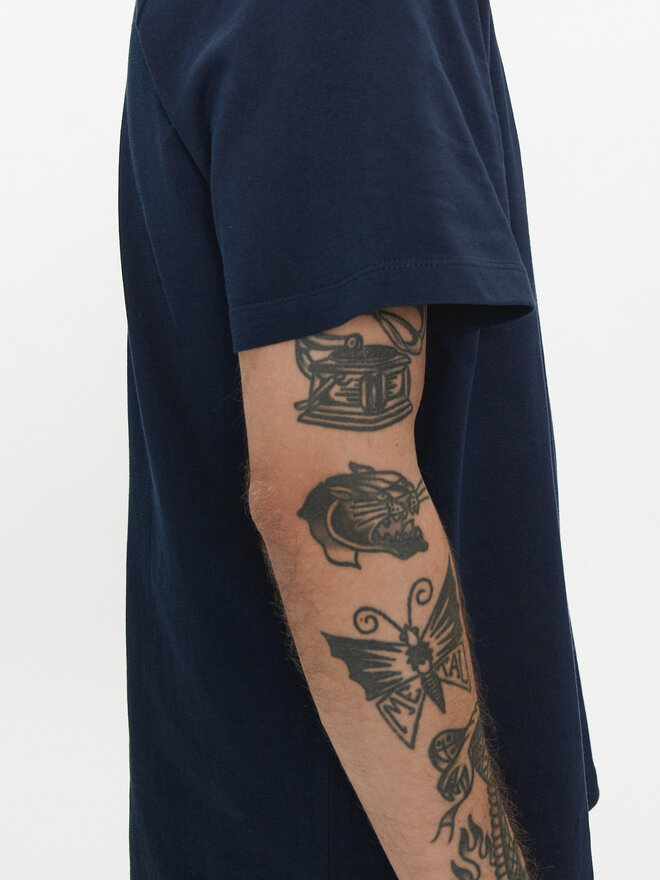 Wrangler Wrangler Póló Logo 112350524 Sötétkék Regular Fit