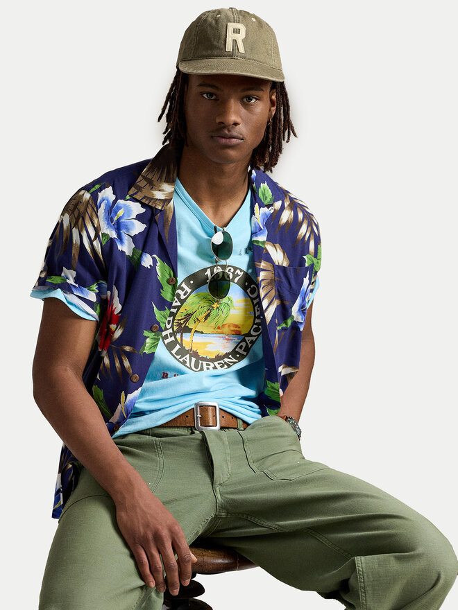 Polo Ralph Lauren Polo Ralph Lauren T-Shirt 710958253001 Himmelblau Classic Fit