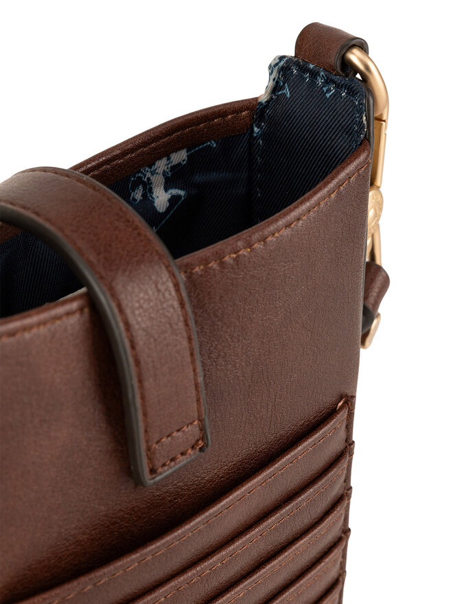 U.S. Polo Assn. Дамска чанта U.S. Polo Assn. BIUXT8504WVP Кафяв