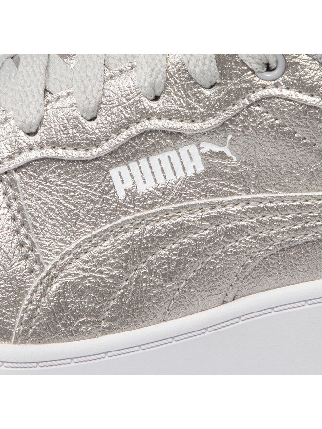 Puma Снікерcи Puma Sky Wedge Metallic 382702 02 Срібний