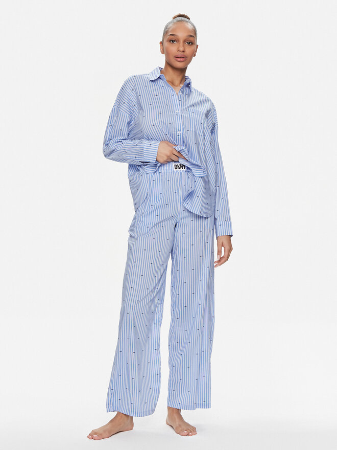 DKNY DKNY Pijama YI90008 Azul Regular Fit