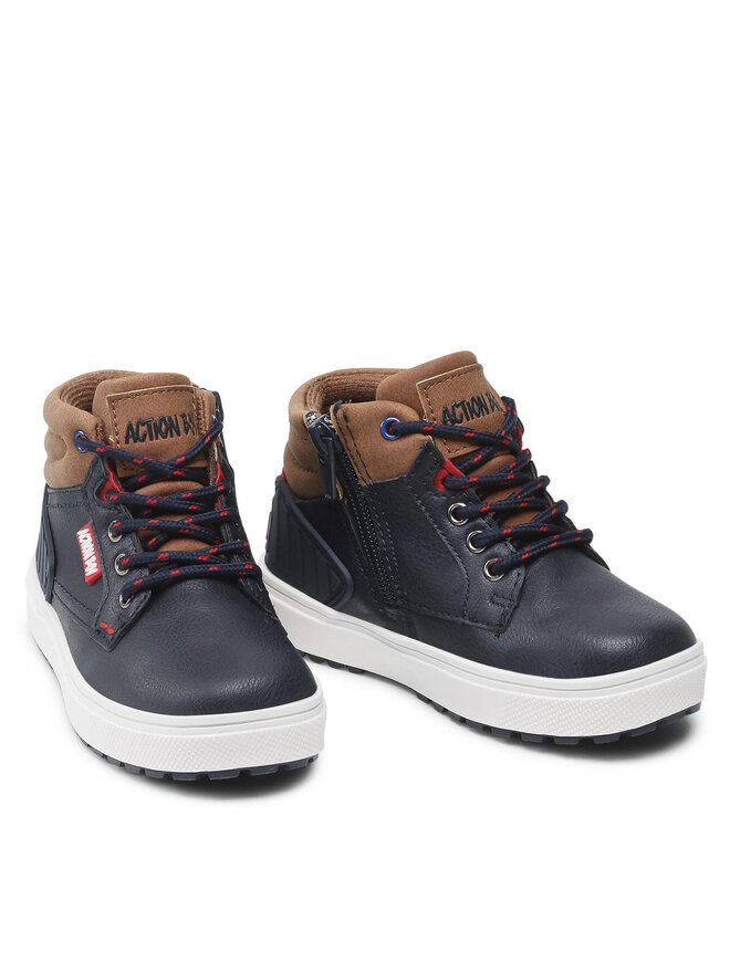 Action Boy Botines planos Action Boy AVO-191-256(III)CH Azul marino