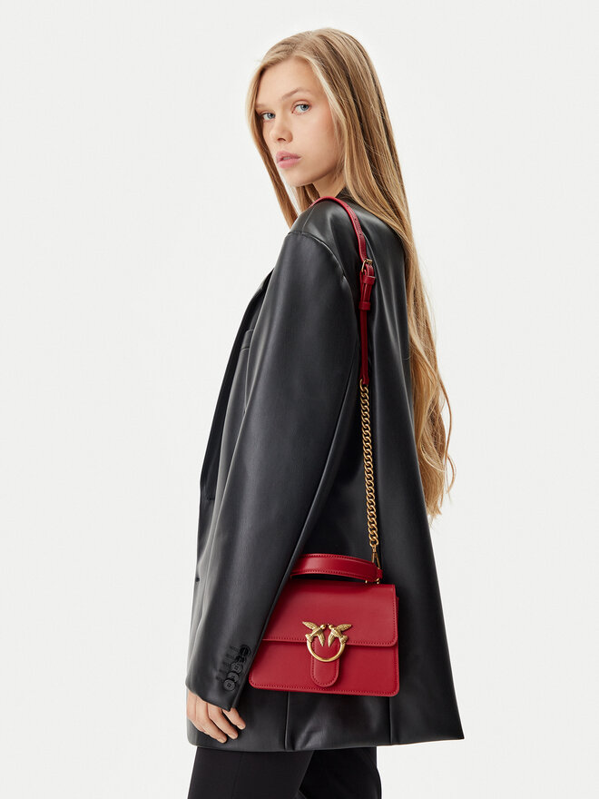 PINKO Bolso PINKO Love One Top Handle Mini Light PE 25 PLTT 100071 A0F1 Rojo