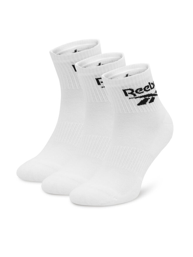 Reebok Sada 3 párů vysokých ponožek unisex Reebok R0427-SS24 (3-pack) Bílá