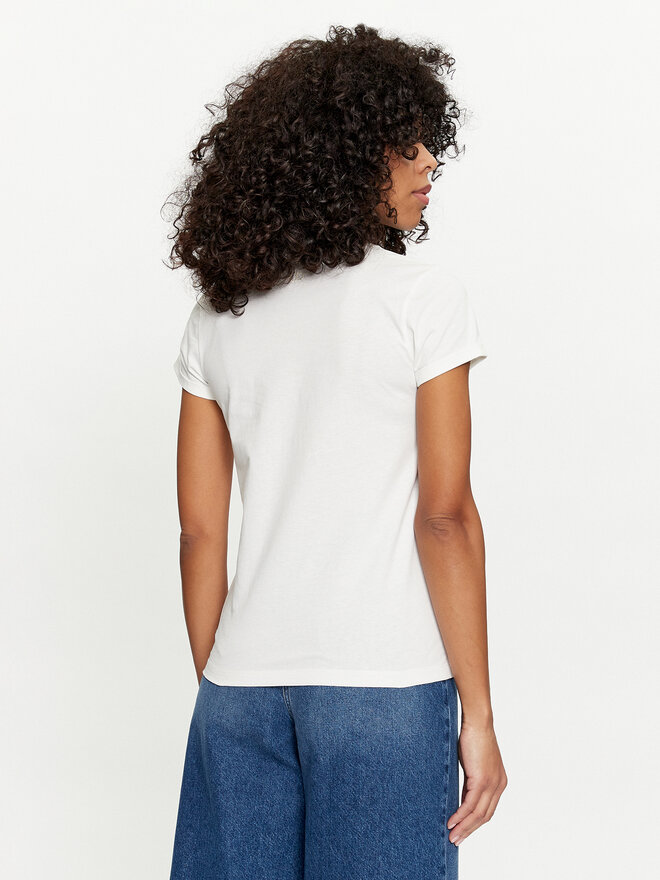 TWINSET TWINSET T-Shirt 241TT2411 Λευκό Regular Fit