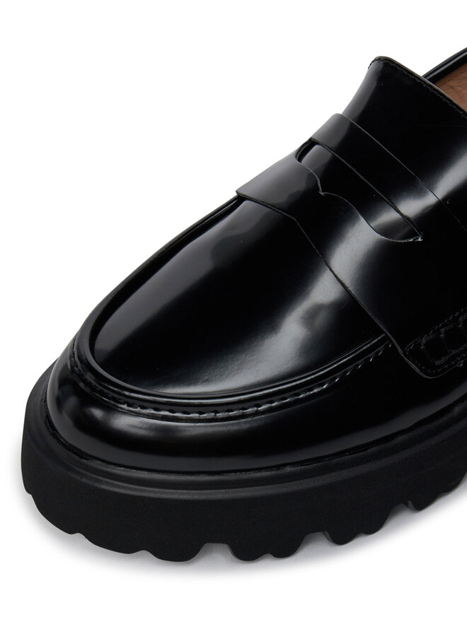 DeeZee Loafersy DeeZee 3976-1 Czarny