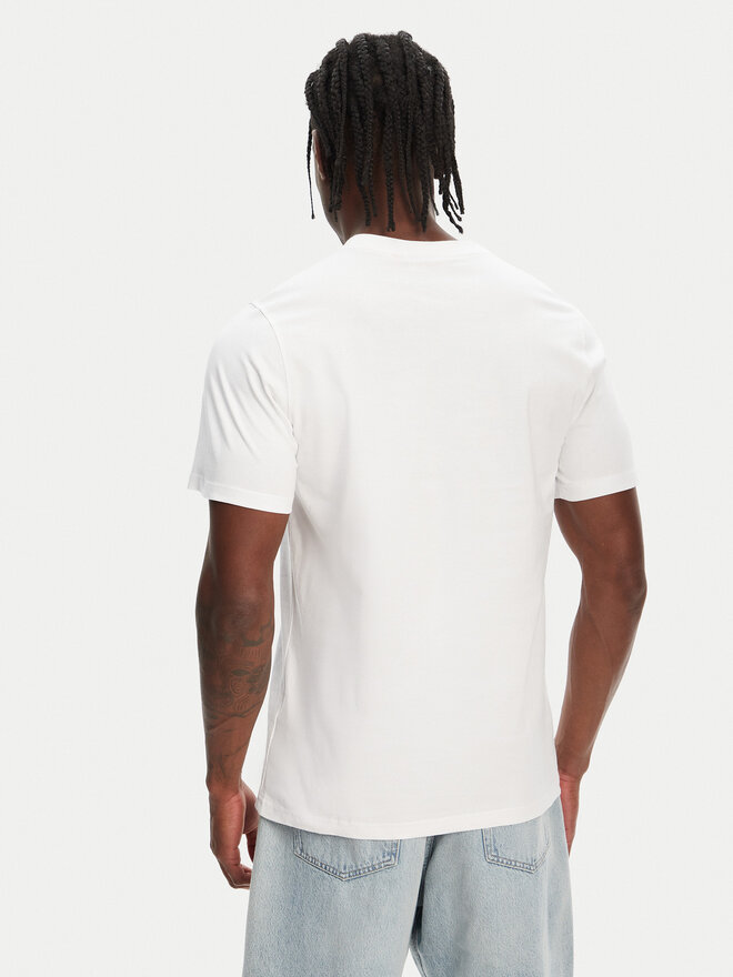Hunter Hunter Póló Brodie Graphic HARM0036251 Fehér Regular Fit