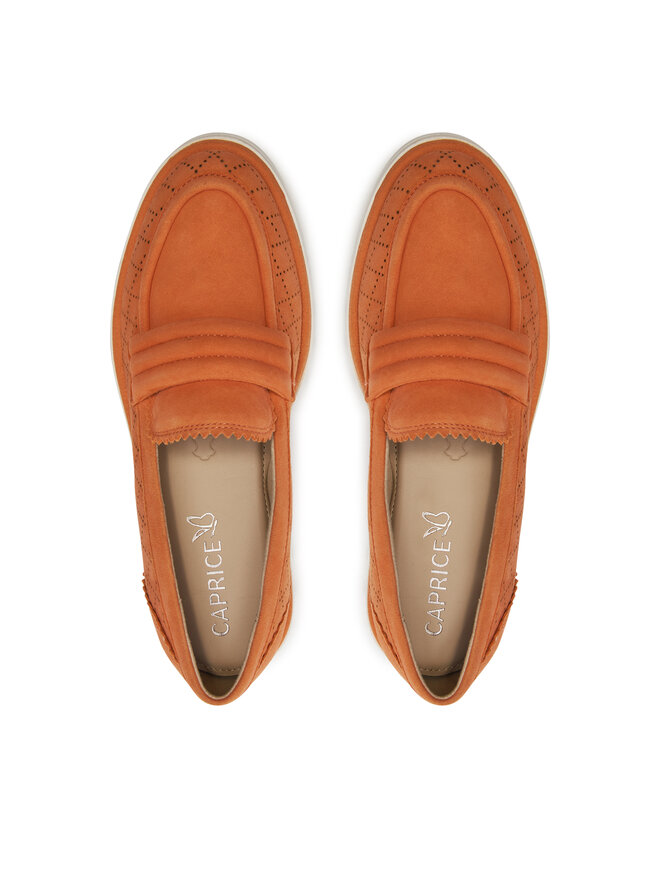 Caprice Loafersy Caprice 9-24750-42 Oranžová
