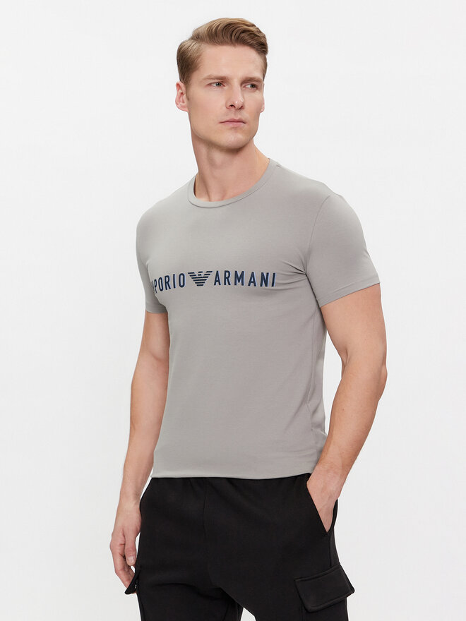 Emporio Armani Underwear Emporio Armani Underwear Marškinėliai 111035 4R516 05543 Pilka Regular Fit