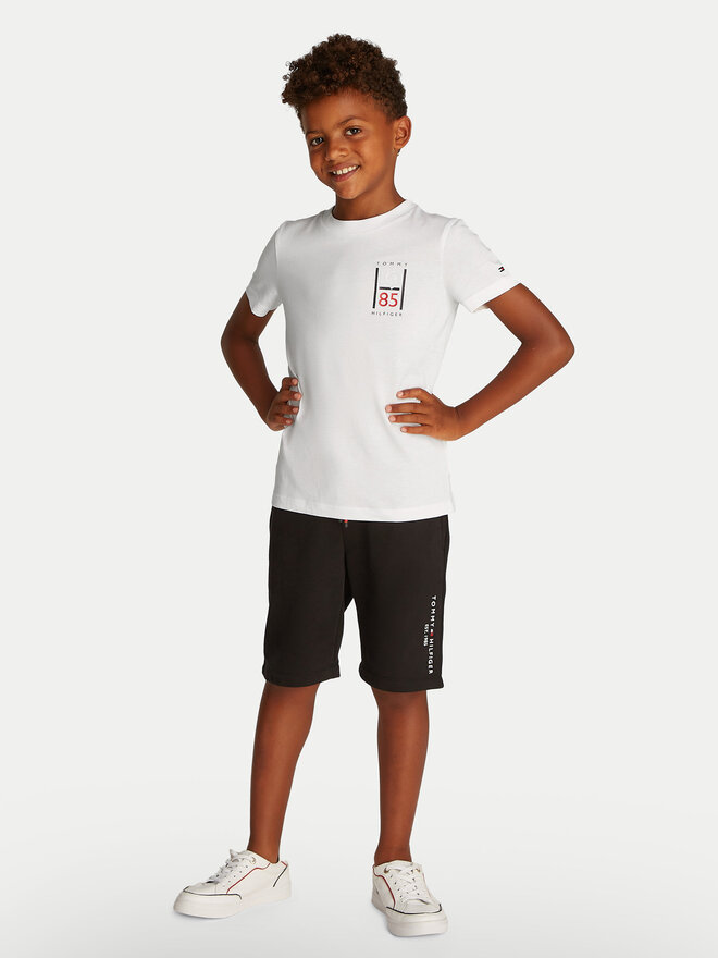 Tommy Hilfiger Tommy Hilfiger Marškinėliai KB0KB09536 D Balta Regular Fit