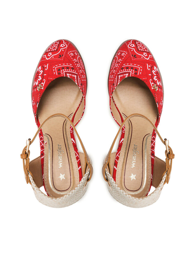 Wrangler Espadryle Wrangler Isla WL21621A Czerwony