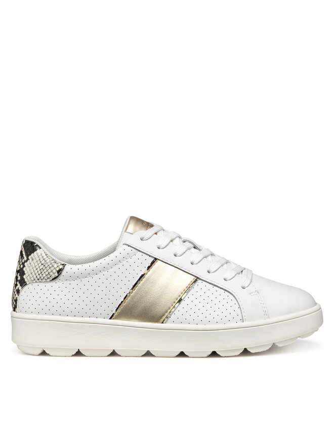 Geox Sneakersy Geox D Spherica Ecub-1 D55WEA 09BBN C1327 Biały