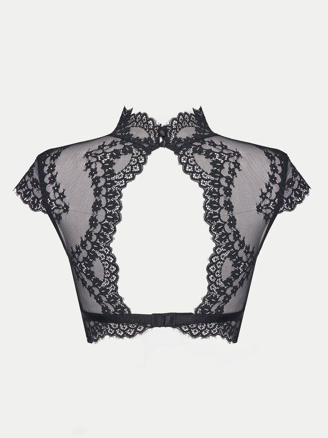 Hunkemöller Hunkemöller Top nedrček Daisy 205499 Črna