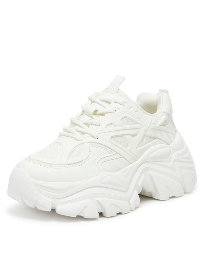 DeeZee Sneakersy DeeZee AM25238 Biela