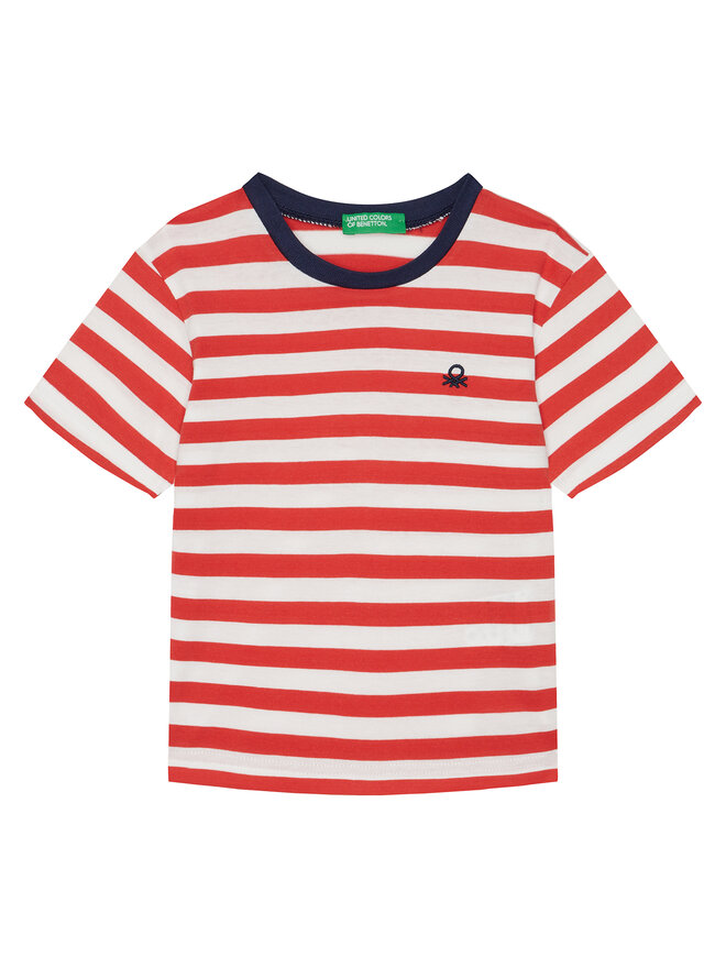 United Colors Of Benetton United Colors Of Benetton Marškinėliai 3FHXG10HR Raudona Regular Fit