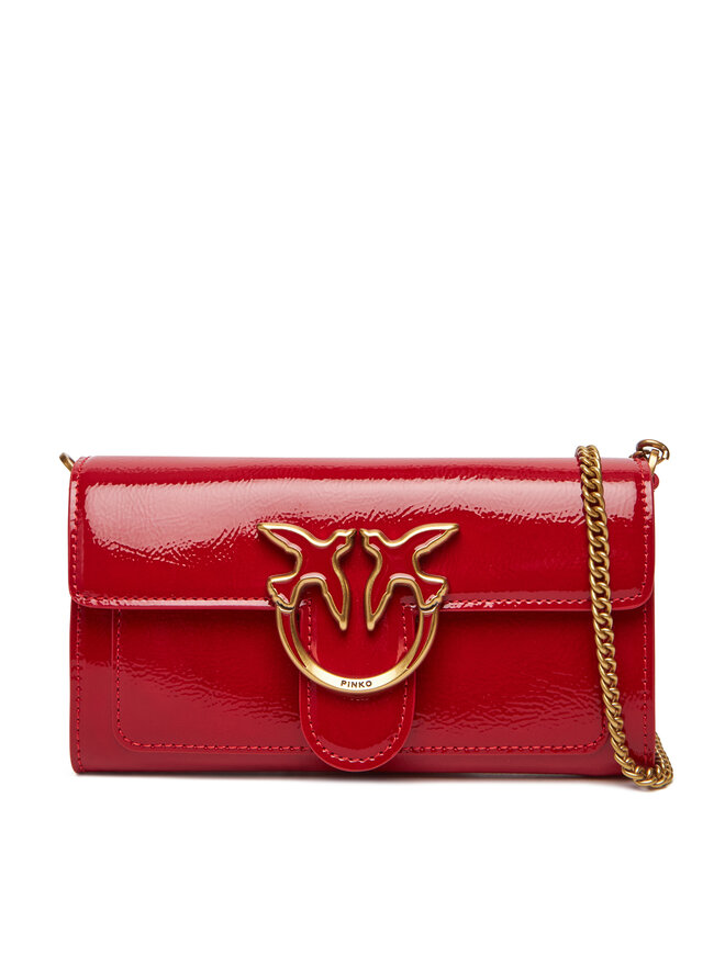 PINKO Torebka PINKO Love One Wallet C PE25 PLTT 100062 A1UV Czerwony