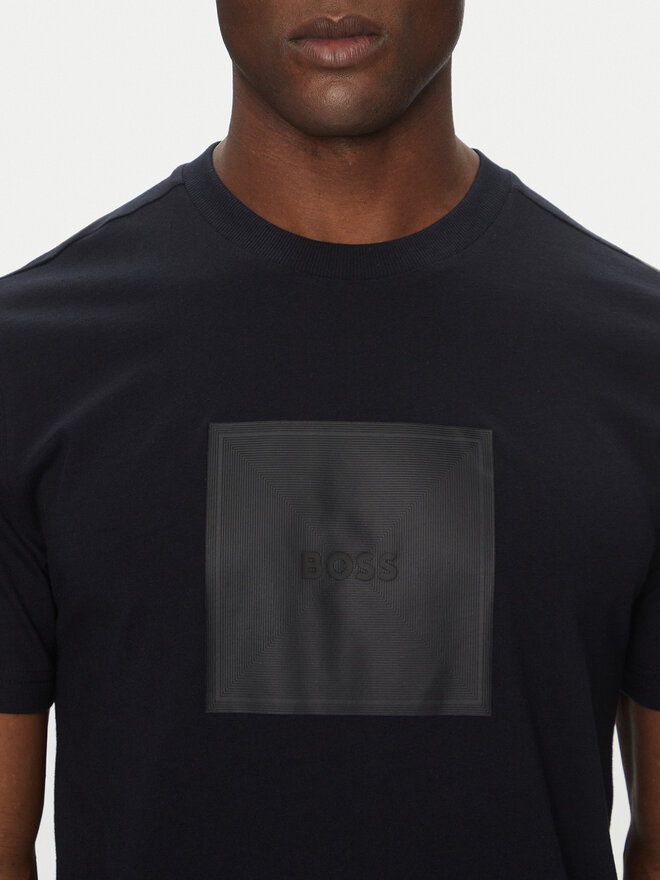 BOSS BOSS T-Shirt Logo 50538096 Dunkelblau Regular Fit