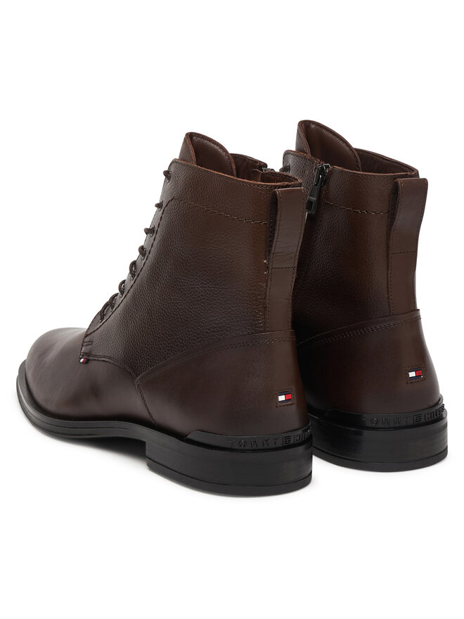 Tommy Hilfiger Kozaki Tommy Hilfiger Corporate FM0FM05577 Brązowy