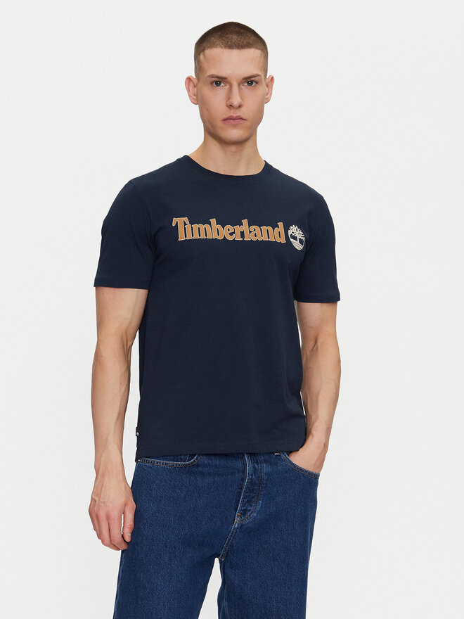 Timberland Timberland Póló TB0A5UPQ Sötétkék Regular Fit