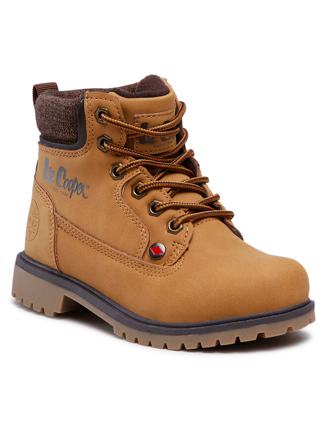 Lee Cooper Schnürstiefeletten Lee Cooper LCJ-22-01-1490K Braun